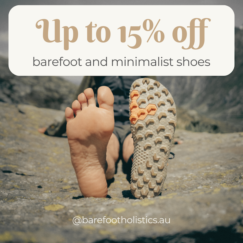 Up to 15% off barefoot shoes