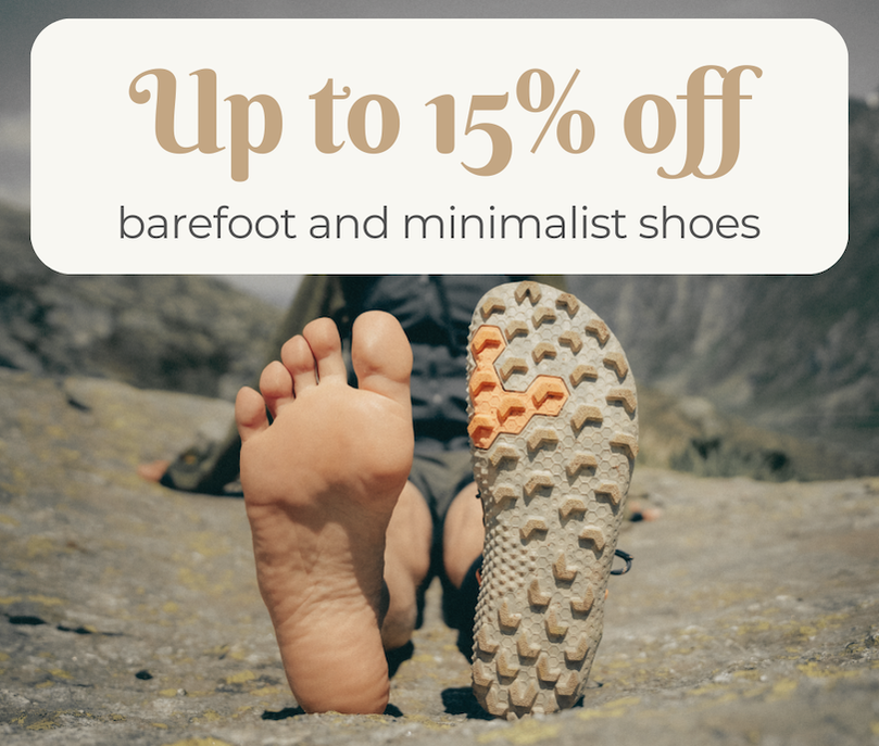 Savings off barefoot shoes